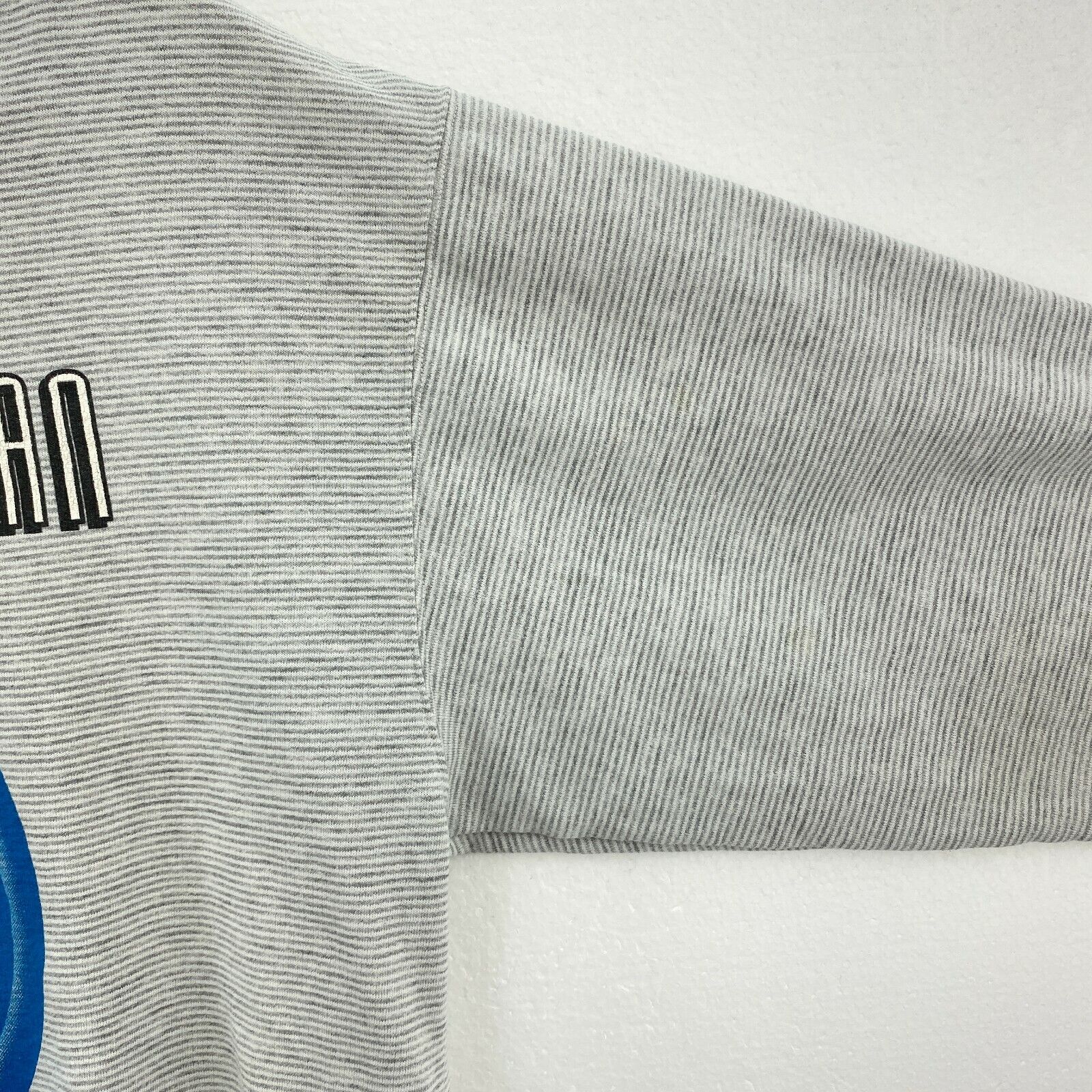 Marvin The Martian 1992 Warner Bros Striped High Neck Sweatshirt Size L