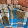 Regem Full Zip Checked Brown Shirt Jacket Size M
