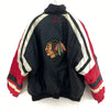 Pro Player Chicago Blackhawks NHL Black Full Zip Insulated Jacket Size XL