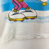 Vintage Disney Mickey Mouse Baseball White T-shirt Size M