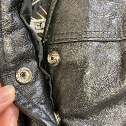 Harley Davidson Motorcycles KIDS' Leather Vest Biker Hardrock Saloon Size 14