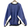 Adidas Logo Embroidered Pullover Jacket Size XL Blue V-Neck