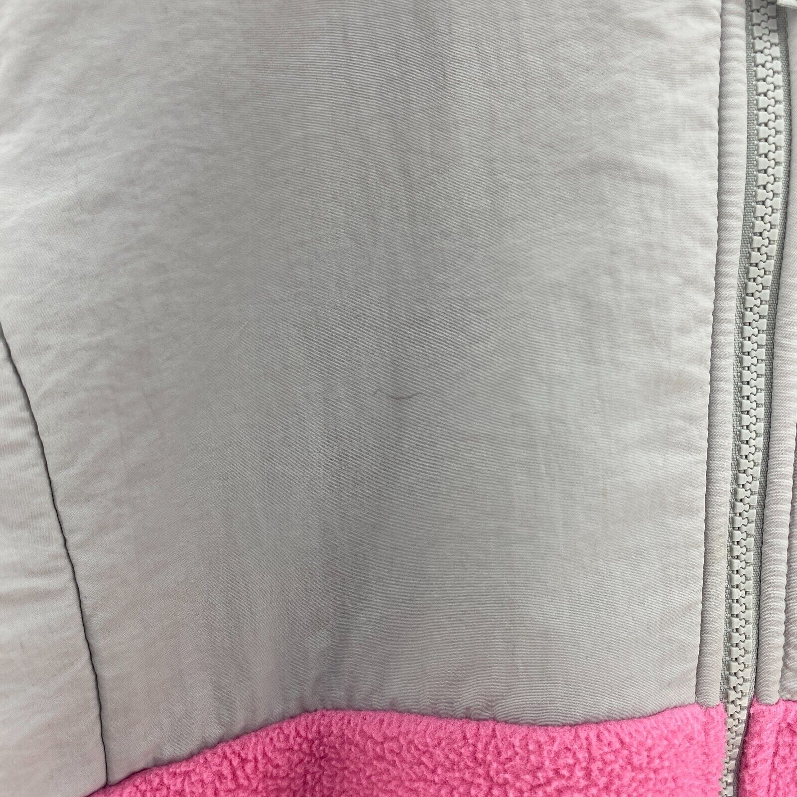 Girl's The North Face Zip Pockets Fleece Snap T Pink Jacket Size M