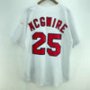 25 Mark McGwire St. Louis Cardinals Vintage White MLB Jersey XL