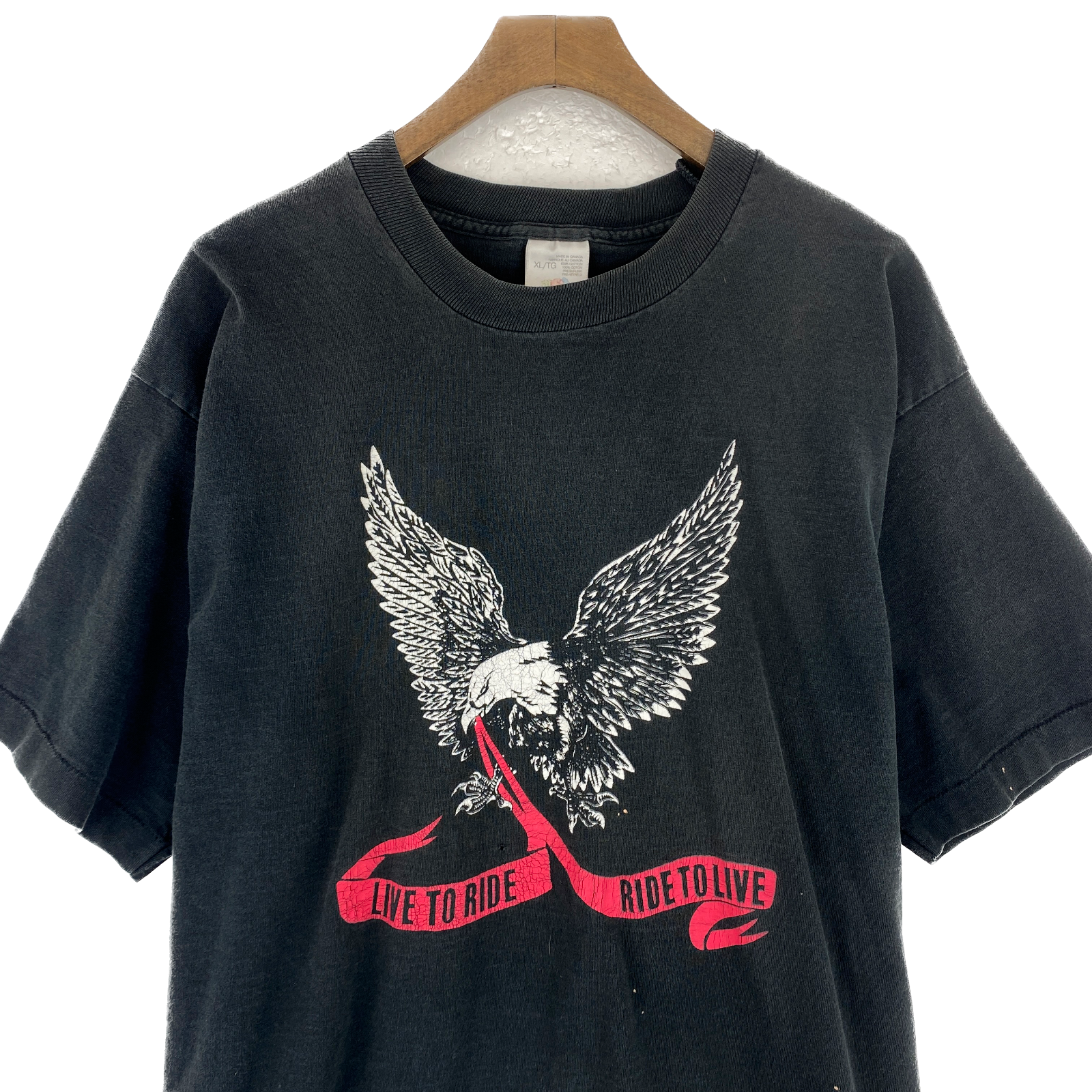 Harley Davidson Motorcycles Live To Ride Ride To Live Black T-shirt Size XL