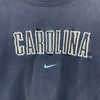 Nike Center Swoosh College Carolina Tar Heels Blue Distressed Sweatshirt Size XL