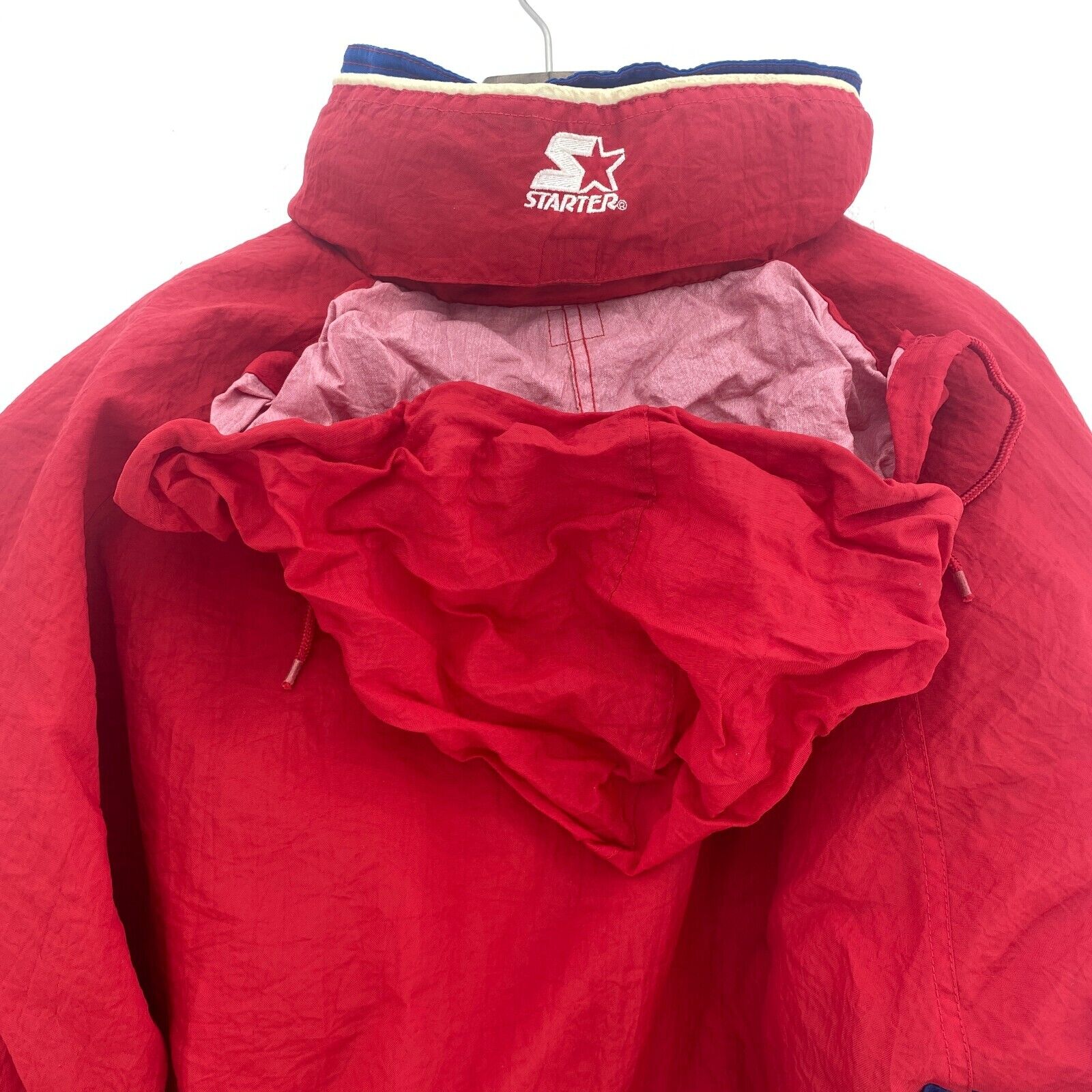 Starter Montreal Canadiens NHL Quarter Snap Insulated Red Jacket Size XL