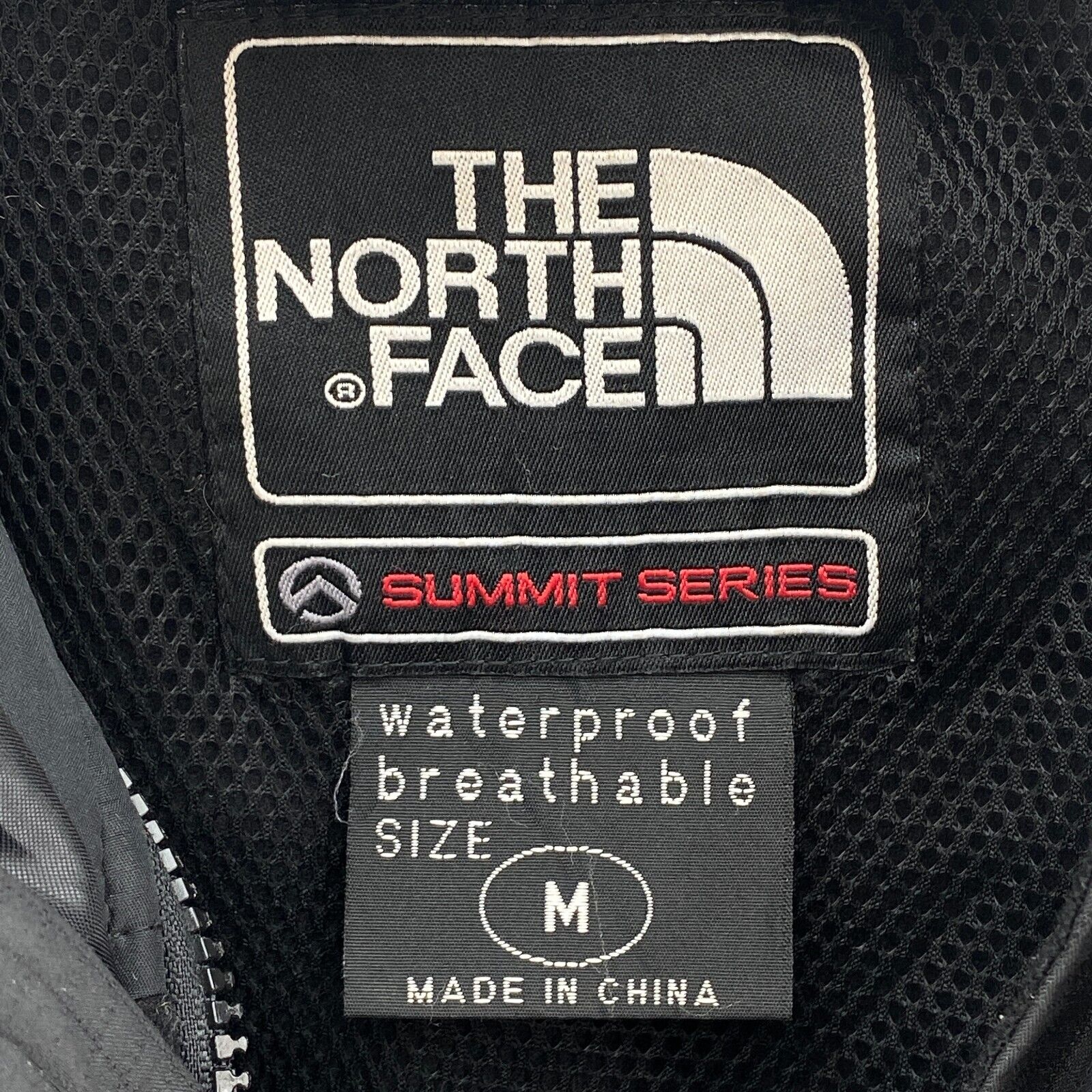 The North Face Logo Summit Series Hooded Black 3-In 1 Jacket Size M Gore-Tex