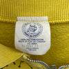 Vintage 1980s Space Expedition All Over Print Quarter Zip Yellow Sweatshirt 2XL