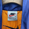 Nike Logo Full Zip Light Orange White Vest Jacket Size M
