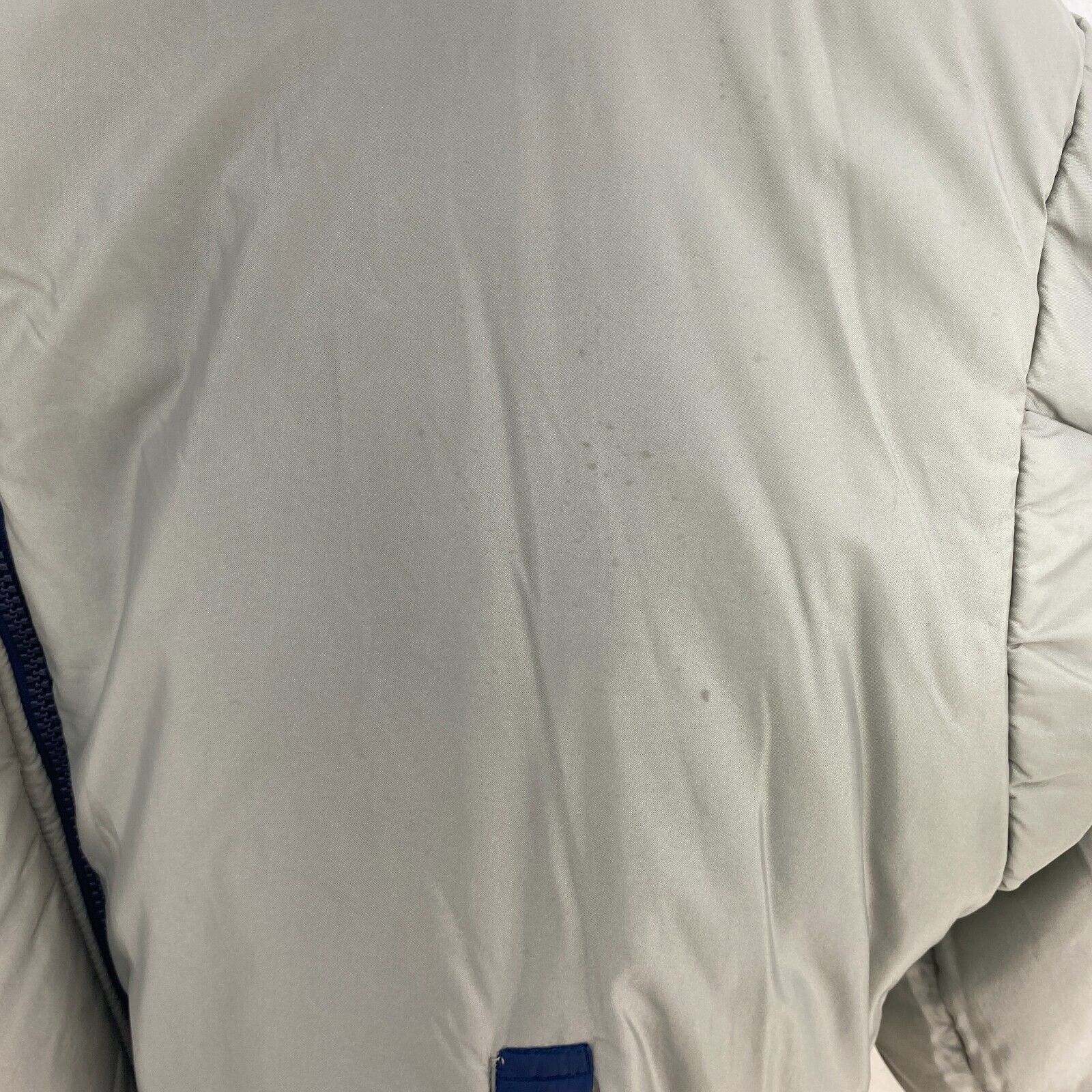 Dallas Cowboys NFL Insulated Full Zip Blue Hooded Jacket Size L Reversible