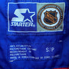 NHL Starter Montreal Canadiens Quarter Zip Hooded Red Jacket Size S