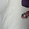 Vintage J.Crew 1992 Drewing Rapper Skate White T-shirt Size S Single Stitch