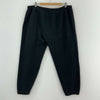 Fruit Of The Loom Plain Black Sweatpant Activewear Fleece Lined Size XL 90s