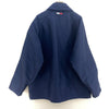 Tommy Hilfiger Logo Vintage Full Zip Navy Blue Ribstop Jacket Size L