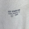 3D Emblem Harley Davidson Motorcycles Print White Sweatshirt Size M Women's