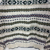 Vintage White 3D Textured Knit Crewneck Sweater Size M