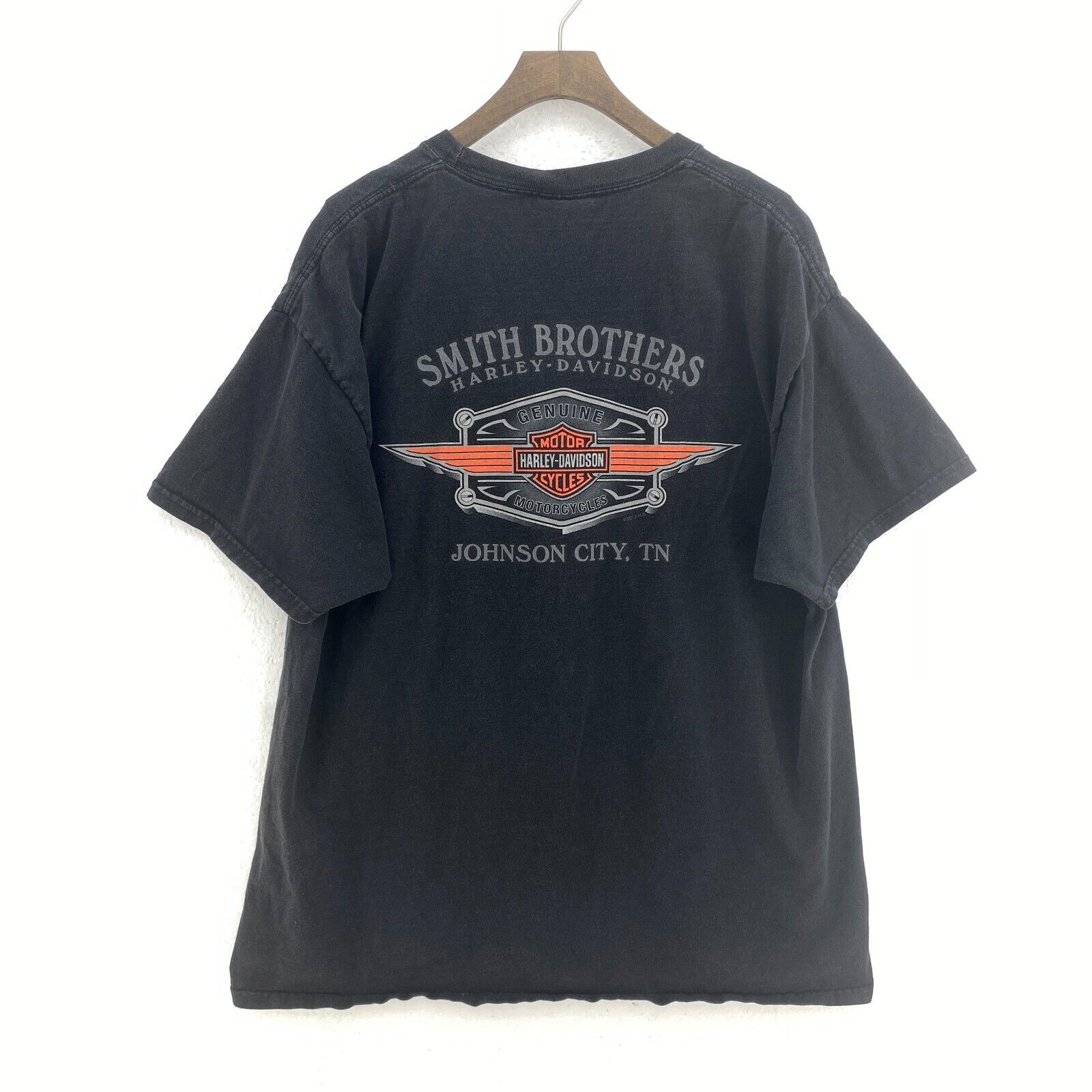 Harley Davidson Motorcycles BIig Hog 2015 Black T-shirt Size XL Tee