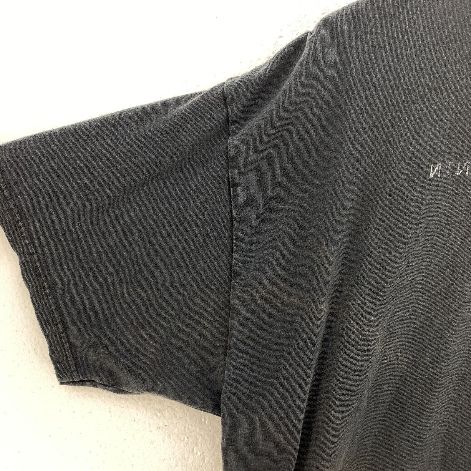 Vintage Giant Nine Inch Nails Year Zero Rock Band Black T-shirt Size M