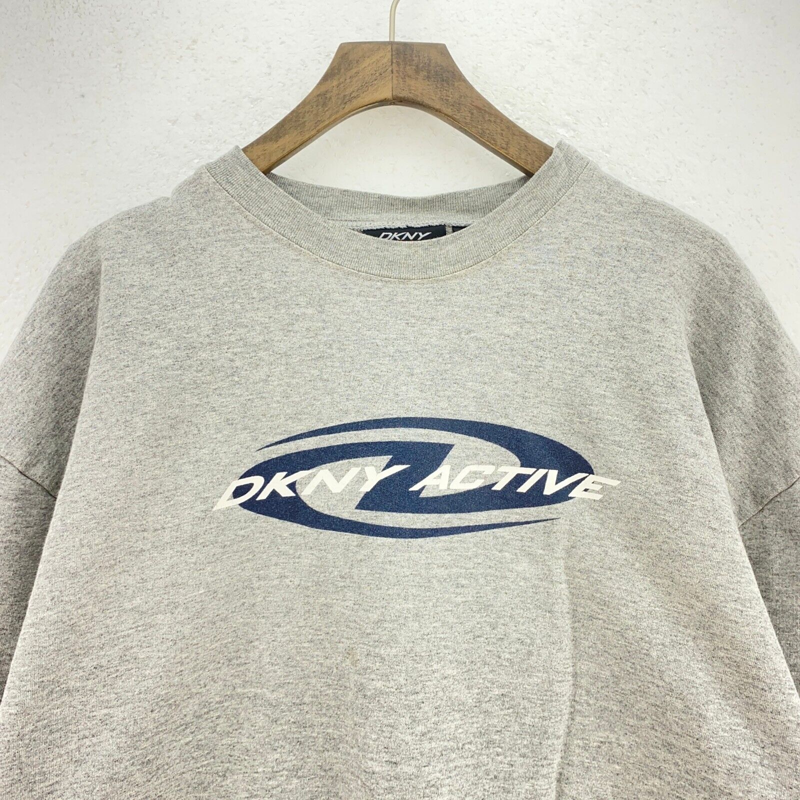 Y2K DKNY Jeans Gray Sweatshirt Size L Crew Neck