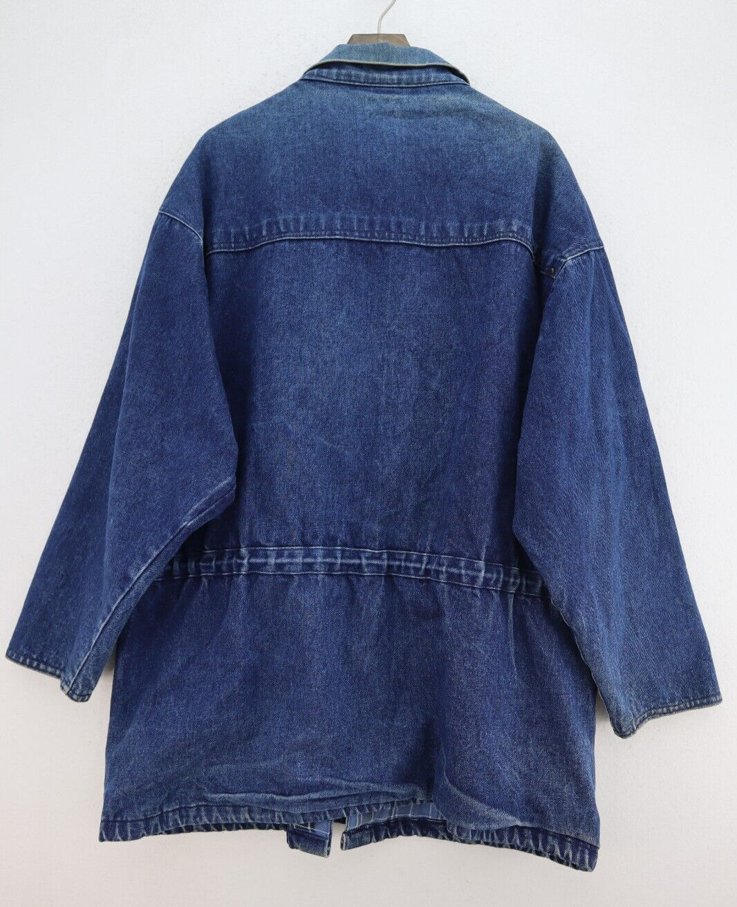 Vintage Levi Strauss Full Zip Medium Wash Blue Denim Jacket Size M
