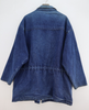 Vintage Levi Strauss Full Zip Medium Wash Blue Denim Jacket Size M