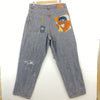 Platinum Fubu Gray Lightweight Jeans Relax Fit Tapered Size 36 x 33