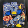Vintage Nutmeg Dallas Cowboys 1995 NFL Black T-shirt Size L Kids