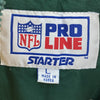 Starter Green Bay Packers Full Zip Green Hooded Insulated Jacket L Kids