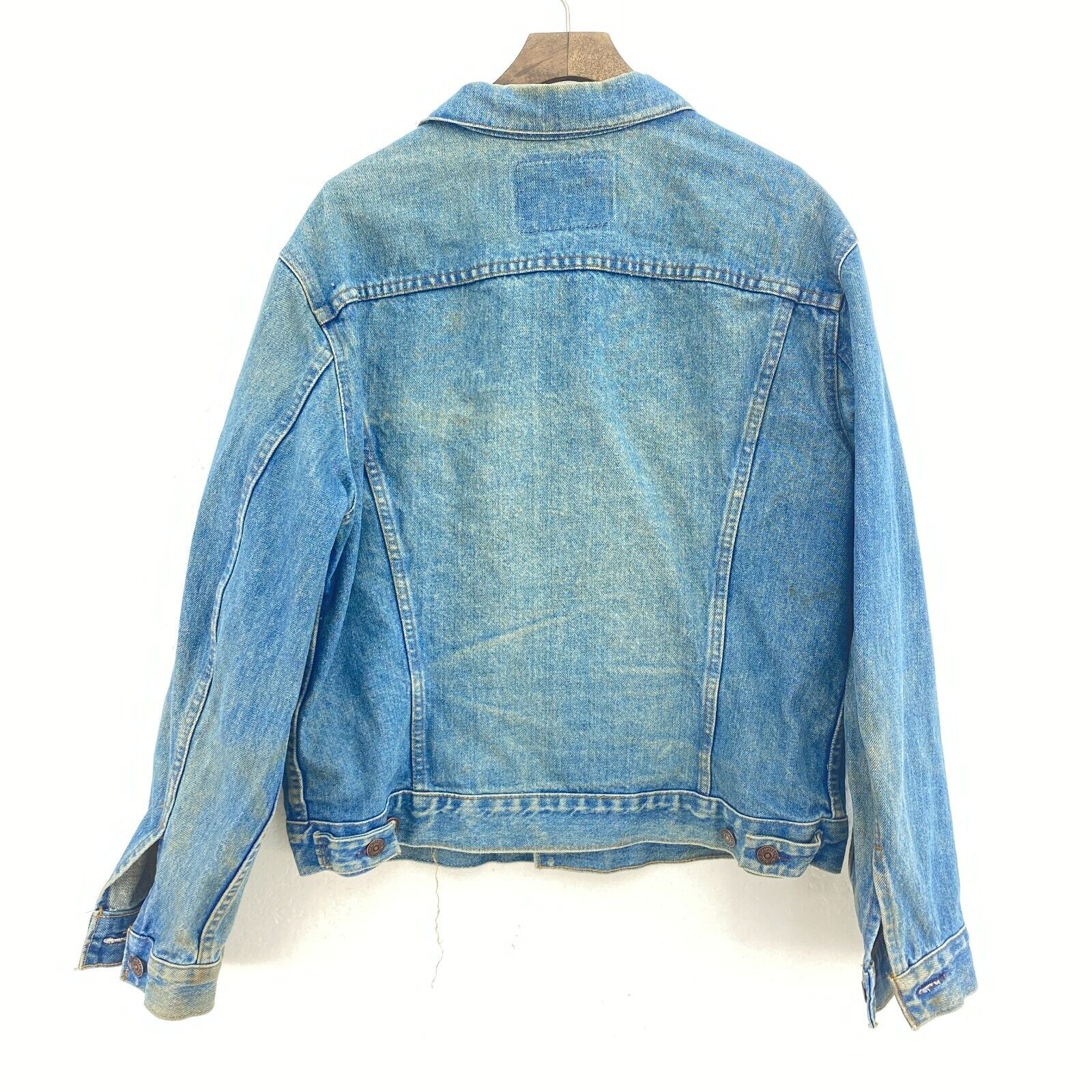 Levi Strauss Button Up Medium Wash Blue Denim Jacket Size 44 Regular