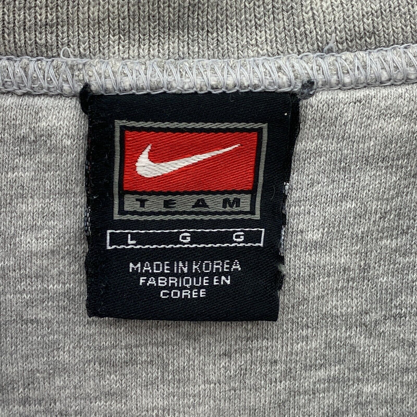 Nike Cougar Basketball Gray Crewneck Sweatshirt Size L