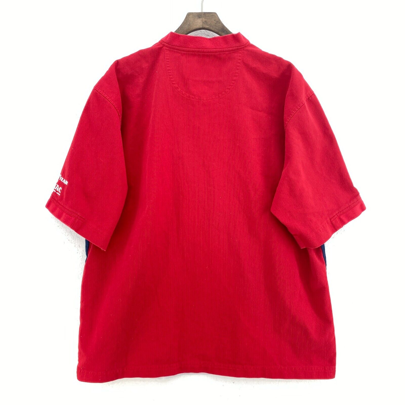 Vintage Dupont Chase Nascar Dupont Quarter Zip Red T-shirt Size L
