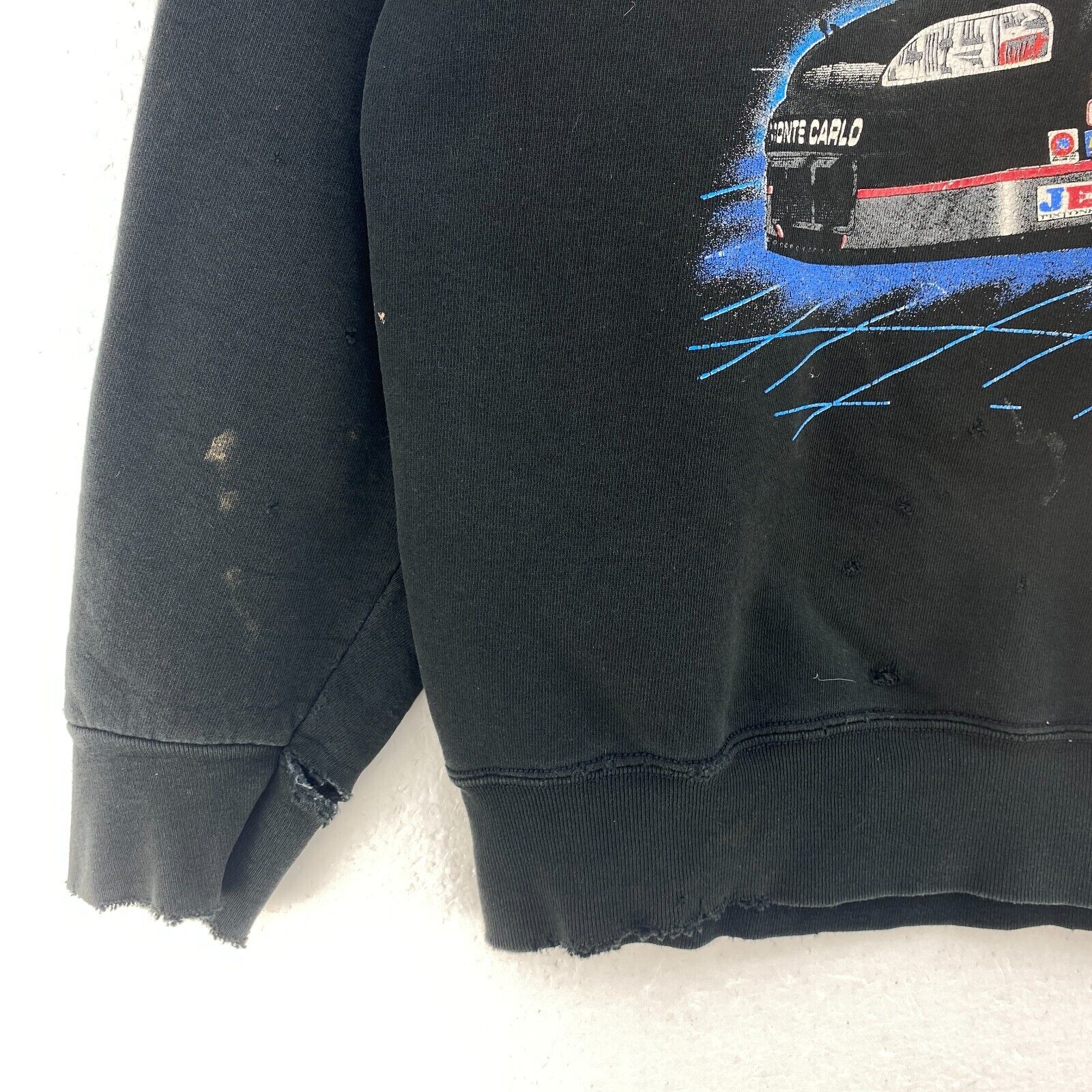 3 Dale Earnhardt Nascar Let The Mind Games Begin Black Sweatshirt Size L
