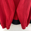 Vintage Tommy Hilfiger Logo Red Fleece Pullover Jacket Size L