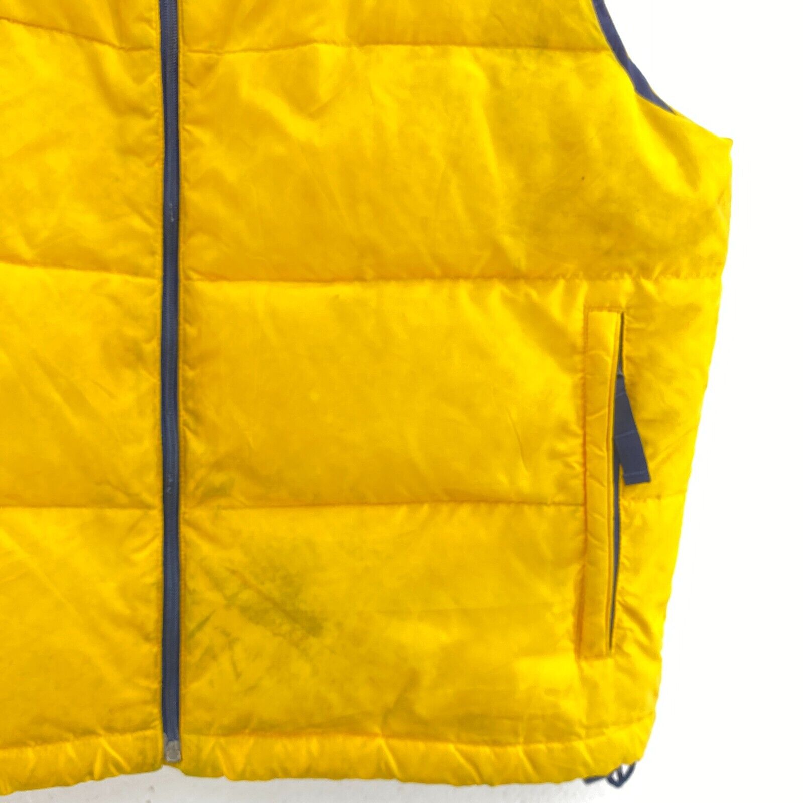 Polo Sport Ralph Lauren Full Zip Yellow Vest Jacket Size L