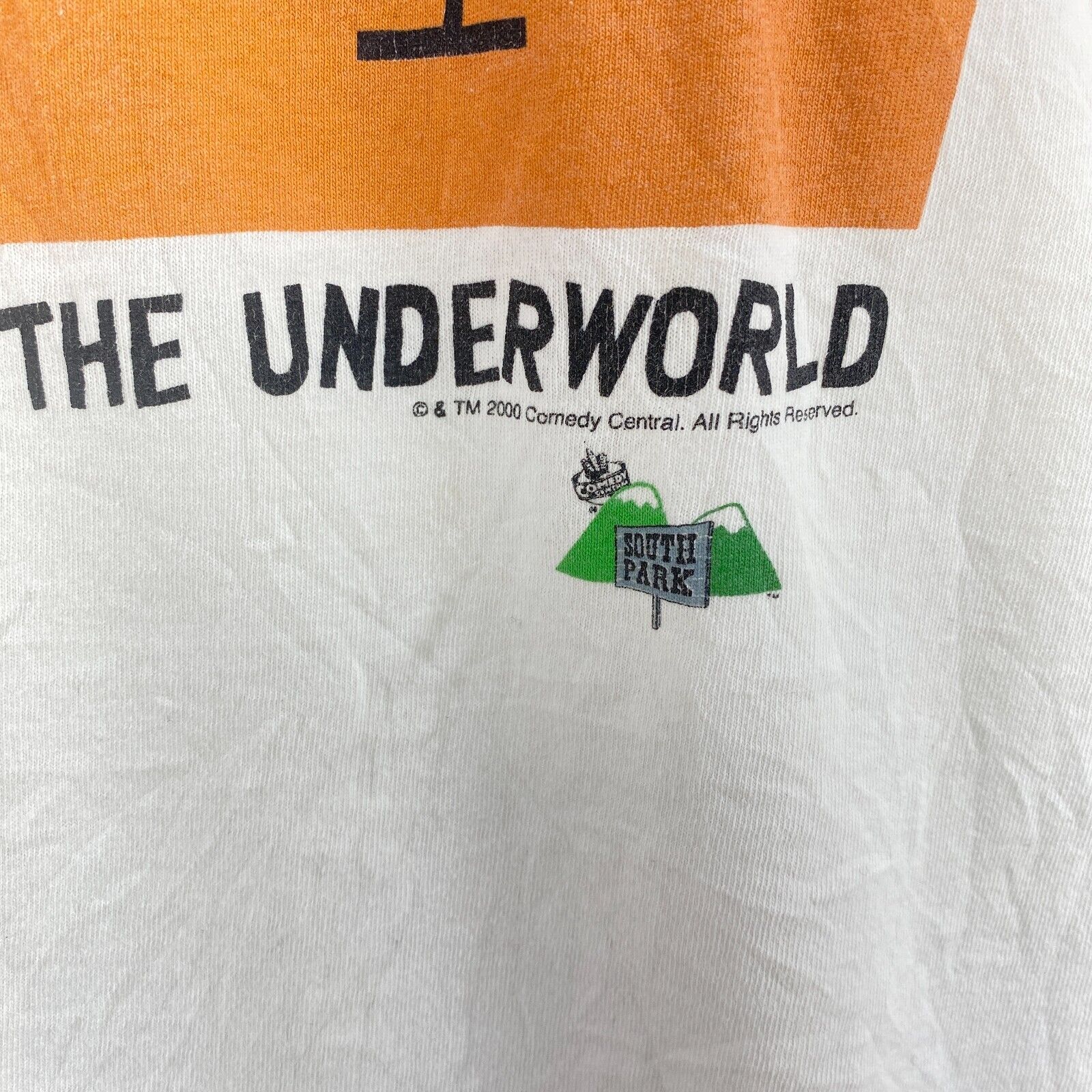 Timmy South Park And The Lords Of The Underwolrd 2000 White T-shirt Size L