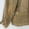 Harley Davidson Shear Lined Full Zip Corduroy Jacket Size M Brown