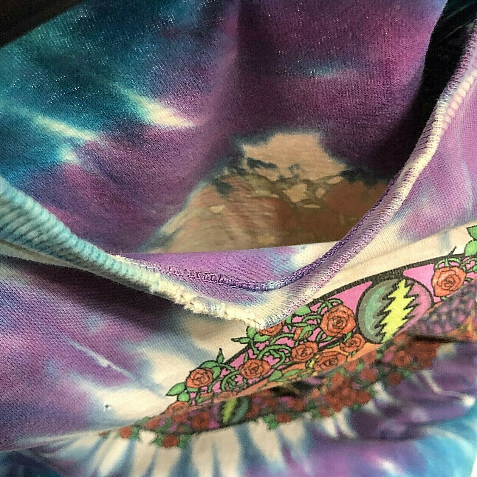 Grateful Dead Celtic Mandala 2000 Tie Dye T-shirt Size L Rock