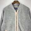 Vintage Patagonia Full Zip Fleece Gray Bomber Jacket Size L