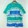 Mickey Mouse Disney All Over Print Green T-shirt Size M