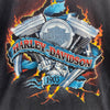 Harley Davidson Motorcycle Biker Black 1996 Minnesota Black T-shirt Size L