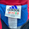 Adidas Logo Embroidered Lightweight Jacket Size S Black Full Zip Up