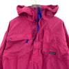 Vintage Patagonia Quarter Zip Pink Hooded Jacket Size M Women's