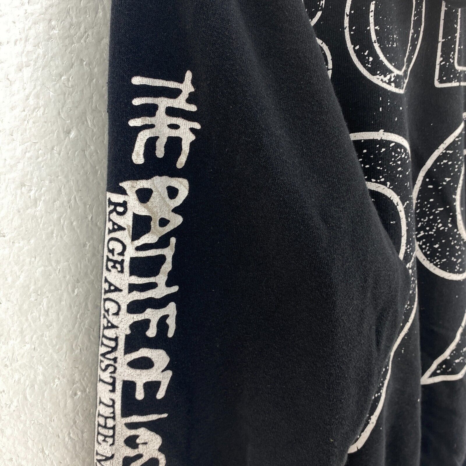 Ratm Rage Against the Machine Rock Band Full Zip Black Hoodie Size M Rock Band