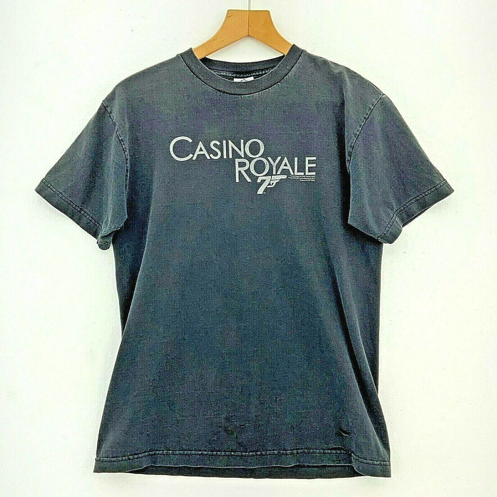 Casino Royale 2006 Movie Dark Gray T-shirt Size M Action Adventure