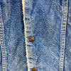 Levi's Orange Tab Sherpa Denim Blue Medium Wash Size 40 Snap Up