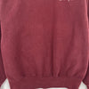 Vintage Champion Logo Crew Neck Burgundy Red Sweatshirt Size L