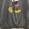 Vintage Disney Mickey Mouse Faded Look Gray Sweatshirt Size 2XL