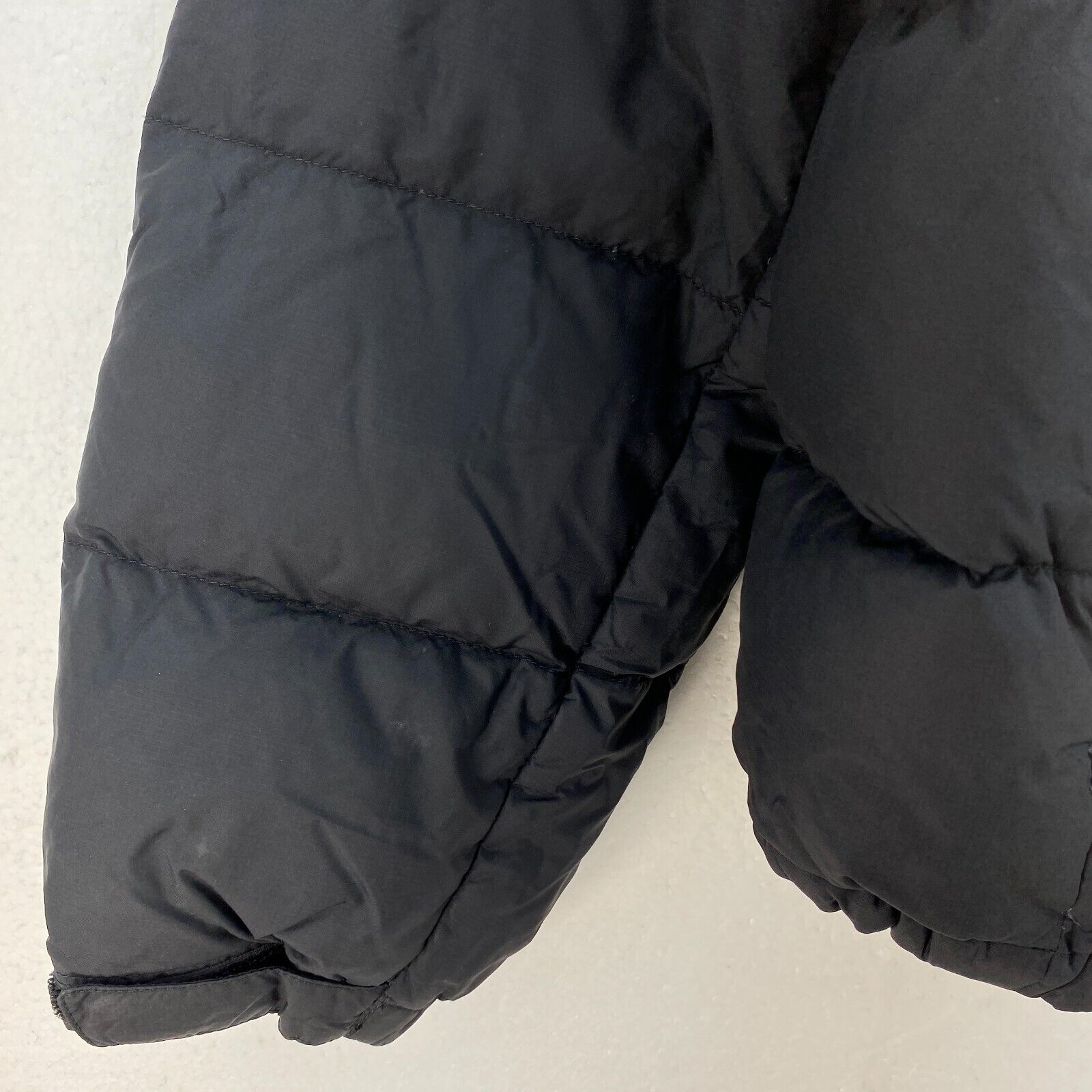The North Face Nuptse 700 Down Filled Full Zip Insulated Black Jacket Size L