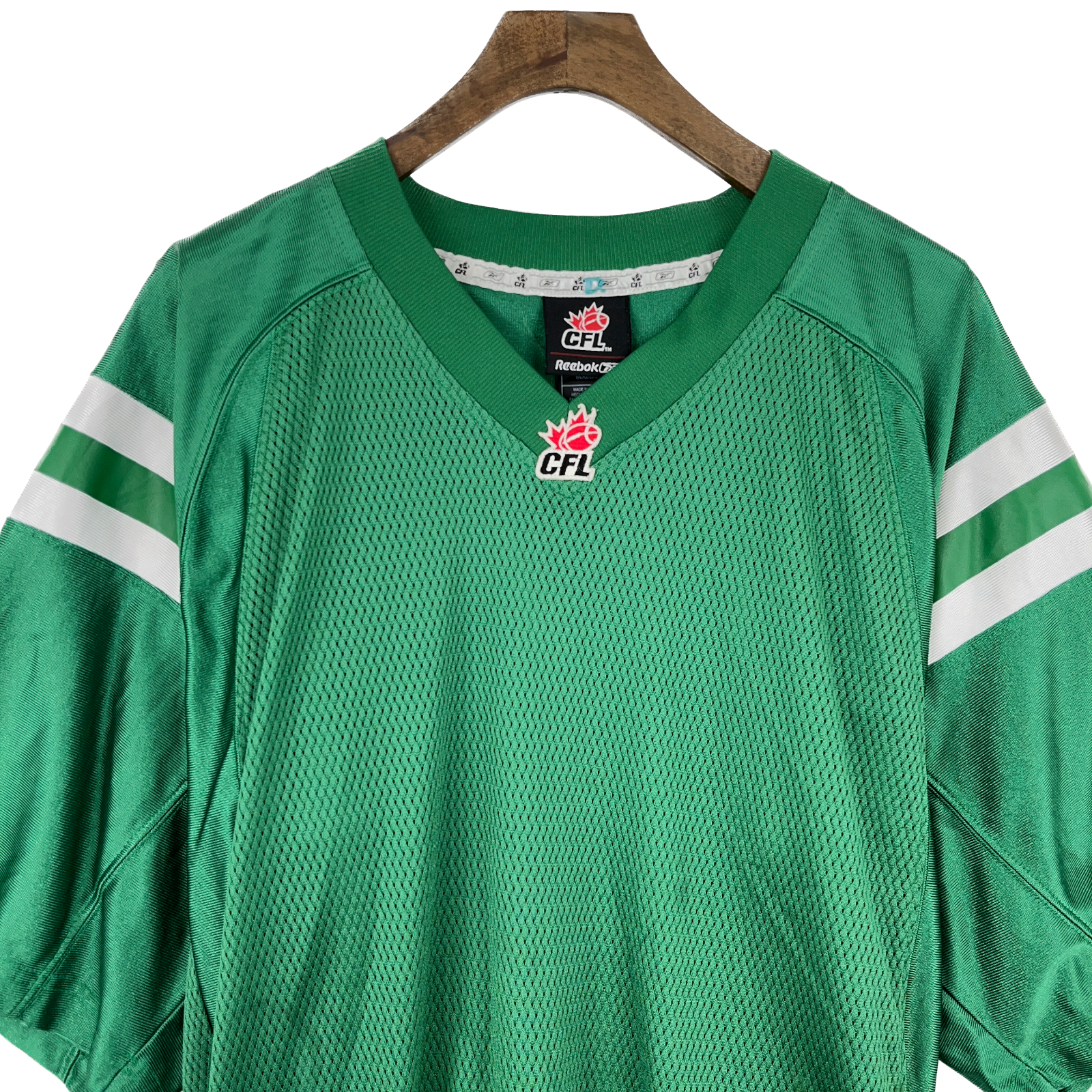 Vintage CFL Reebok Green Mesh Jersey Size S
